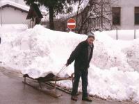 Musseta per il trasporto della neve