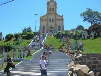 La chiesa di rvorezinha con il presepio