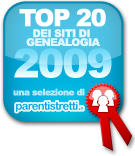 Il sito www.dallagnol.org  stato riconosciuto uno dei 20 migliori siti di genealogia 2009 da parte di parentistretti.it